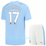 Günstige Manchester City K. De Bruyne 17 Kindertrikot Heim 2023/24 Kurzarm