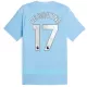 Günstige Manchester City K. De Bruyne 17 Kindertrikot Heim 2023/24 Kurzarm
