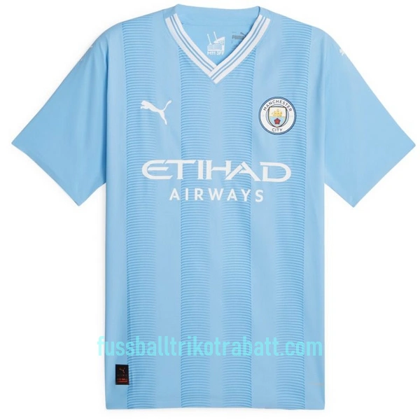 Günstige Manchester City K. De Bruyne 17 Kindertrikot Heim 2023/24 Kurzarm