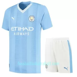 Günstige Manchester City Kindertrikot Heim 2023/24 Kurzarm Günstige Manchester City Kindertrikot Heim 2023/24 Kurzarm