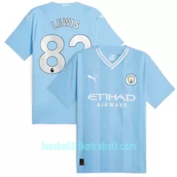 Günstige Manchester City Lewis 82 Herrentrikot Heim 2023/24 Kurzarm Günstige Manchester City Lewis 82 Herrentrikot Heim 2023/24 Kurzarm