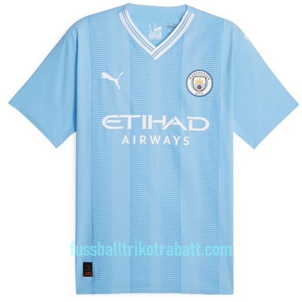 Günstige Manchester City Mahrez 26 Herrentrikot Heim 2023/24 Kurzarm