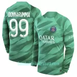Günstige Paris Saint-Germain Donnarumma 99 Torwart Herrentrikot Heim 2023/24 Langarm