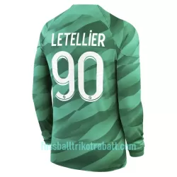 Günstige Paris Saint-Germain Letellier 90 Torwart Herrentrikot Heim 2023/24 Langarm