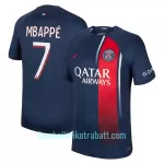 Günstige Paris Saint-Germain Mbappé 7 Herrentrikot Heim 2023/24 Kurzarm