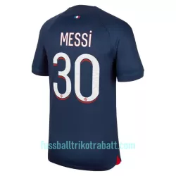 Günstige Paris Saint-Germain Messi 30 Herrentrikot Heim 2023/24 Kurzarm