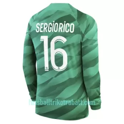 Günstige Paris Saint-Germain Sergio Rico 16 Torwart Herrentrikot Heim 2023/24 Langarm