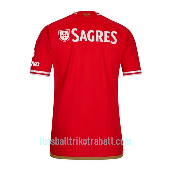 Günstige SL Benfica Herrentrikot Heim 2023/24 Kurzarm
