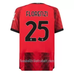 Günstige AC Mailand Florenzi 25 Herrentrikot Heim 2023/24 Kurzarm Günstige AC Mailand Florenzi 25 Herrentrikot Heim 2023/24 Kurzarm