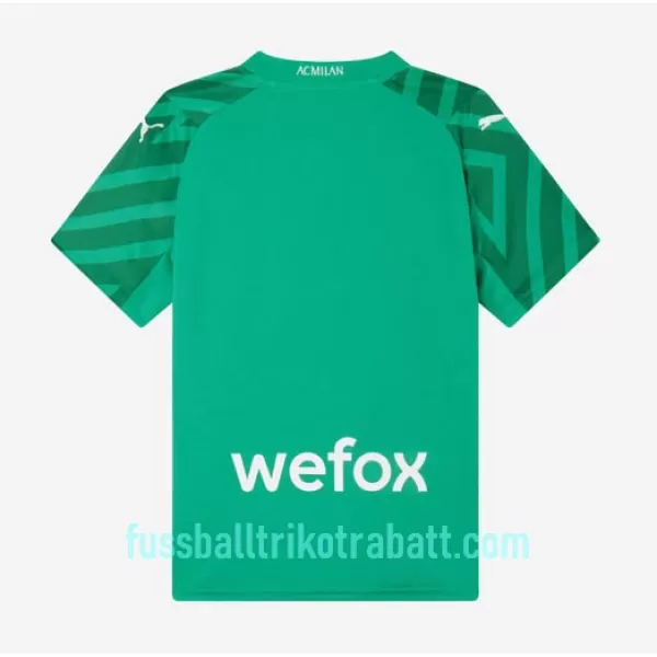 Günstige AC Mailand Torwart Kindertrikot Heim 2023/24 Kurzarm