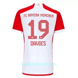 Günstige Bayern München Alphonso Davies 19 Kindertrikot Heim 2023/24 Kurzarm