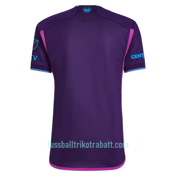 Günstige Charlotte FC Herrentrikot Auswärts 2023/24 Kurzarm
