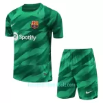 Günstige FC Barcelona Torwart Kindertrikot Heim 2023/24 Kurzarm