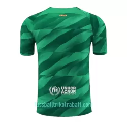 Günstige FC Barcelona Torwart Kindertrikot Heim 2023/24 Kurzarm
