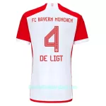Günstige FC Bayern München De Ligt 4 Herrentrikot Heim 2023/24 Kurzarm