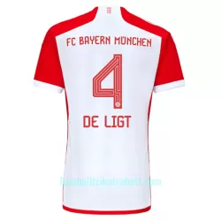 Günstige FC Bayern München De Ligt 4 Kindertrikot Heim 2023/24 Kurzarm