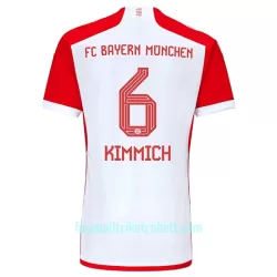 Günstige FC Bayern München Joshua Kimmich 6 Kindertrikot Heim 2023/24 Kurzarm