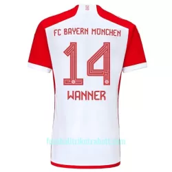 Günstige FC Bayern München Wanner 14 Kindertrikot Heim 2023/24 Kurzarm
