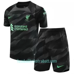 Günstige Liverpool Torwart Kindertrikot Heim 2023/24 Kurzarm Günstige Liverpool Torwart Kindertrikot Heim 2023/24 Kurzarm
