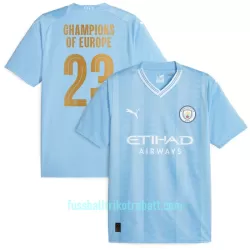 Günstige Manchester City Champions of Europe Herrentrikot Heim 2023/24 Kurzarm Günstige Manchester City Champions of Europe Herrentrikot Heim 2023/24 Kurzarm