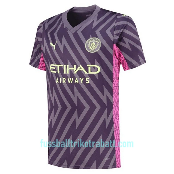 Günstige Manchester City Ederson Torwart Herrentrikot Auswärts 2023/24 Kurzarm
