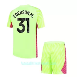Günstige Manchester City Ederson Torwart Kindertrikot Ausweich 2023/24 Kurzarm Günstige Manchester City Ederson Torwart Kindertrikot Ausweich 2023/24 Kurzarm