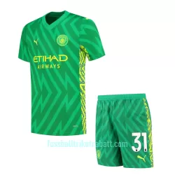 Günstige Manchester City Ederson Torwart Kindertrikot Heim 2023/24 Kurzarm