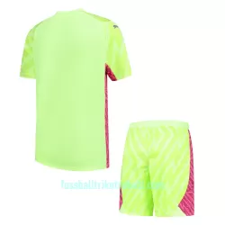 Günstige Manchester City Torwart Kindertrikot Ausweich 2023/24 Kurzarm