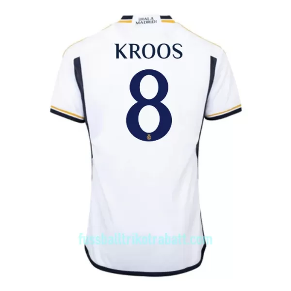 Günstige Real Madrid Kroos 8 Kindertrikot Heim 2023/24 Kurzarm
