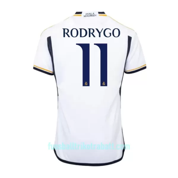 Günstige Real Madrid Rodrygo 11 Kindertrikot Heim 2023/24 Kurzarm