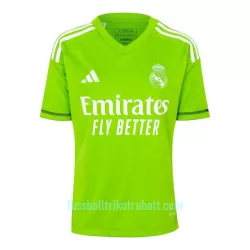 Günstige Real Madrid Thibaut Courtois 1 Torwart Herrentrikot Heim 2023/24 Kurzarm
