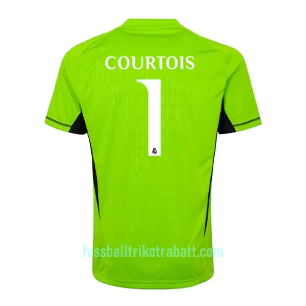Günstige Real Madrid Thibaut Courtois 1 Torwart Kindertrikot Heim 2023/24 Kurzarm