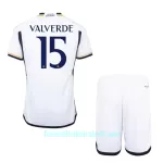 Günstige Real Madrid Valverde 15 Kindertrikot Heim 2023/24 Kurzarm