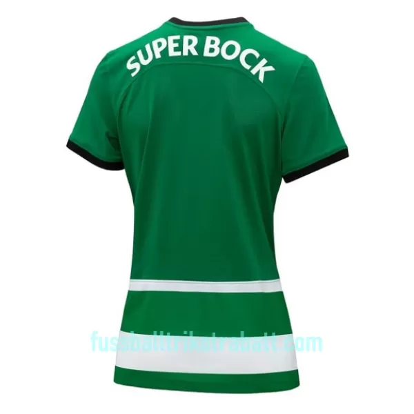 Günstige Sporting Lissabon Lisbon Damentrikot Heim 2023/24 Kurzarm
