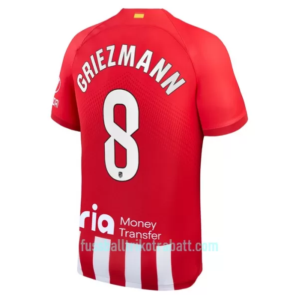 Günstige Atlético Madrid Griezmann 8 Herrentrikot Heim 2023/24 Kurzarm