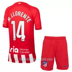 Günstige Atlético Madrid M. Llorente 14 Kindertrikot Heim 2023/24 Kurzarm Günstige Atlético Madrid M. Llorente 14 Kindertrikot Heim 2023/24 Kurzarm