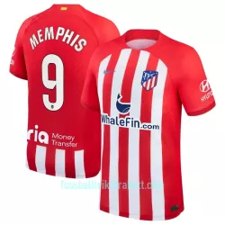 Günstige Atlético Madrid Memphis 9 Herrentrikot Heim 2023/24 Kurzarm Günstige Atlético Madrid Memphis 9 Herrentrikot Heim 2023/24 Kurzarm