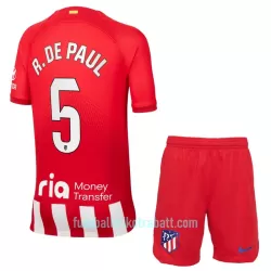 Günstige Atlético Madrid R. De Paul 5 Kindertrikot Heim 2023/24 Kurzarm Günstige Atlético Madrid R. De Paul 5 Kindertrikot Heim 2023/24 Kurzarm