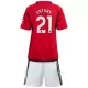 Günstige Manchester United Antony 21 Kindertrikot Heim 2023/24 Kurzarm