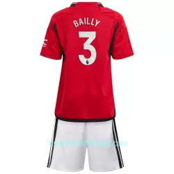 Günstige Manchester United Bailly 3 Kindertrikot Heim 2023/24 Kurzarm