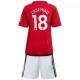 Günstige Manchester United Casemiro 18 Kindertrikot Heim 2023/24 Kurzarm