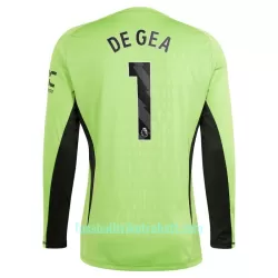 Günstige Manchester United De Gea 1 Torwart Kindertrikot Heim 2023/24 Langarm