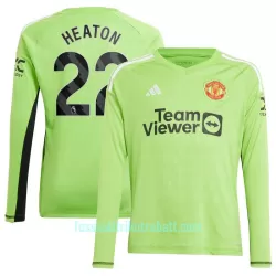 Günstige Manchester United Heaton 22 Torwart Herrentrikot Heim 2023/24 Langarm