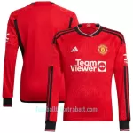 Günstige Manchester United Herrentrikot Heim 2023/24 Langarm