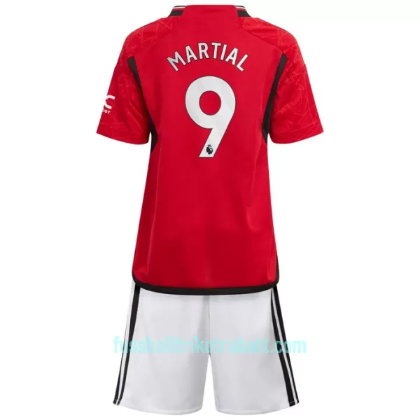 Günstige Manchester United Martial 9 Kindertrikot Heim 2023/24 Kurzarm