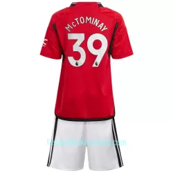 Günstige Manchester United McTominay 39 Kindertrikot Heim 2023/24 Kurzarm