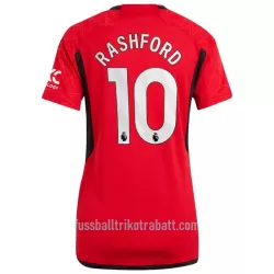 Günstige Manchester United Rashford 10 Damentrikot Heim 2023/24 Kurzarm