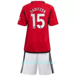 Günstige Manchester United Sabitzer 15 Kindertrikot Heim 2023/24 Kurzarm