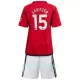 Günstige Manchester United Sabitzer 15 Kindertrikot Heim 2023/24 Kurzarm