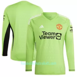 Günstige Manchester United Torwart Herrentrikot Heim 2023/24 Langarm